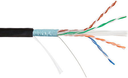 Купить Кабель NKL 4740B-BK NIKOLAN F/UTP 4 пары, Кат.6 (Класс E), тест по ISO/IEC, 250МГц, одножильный, BC 