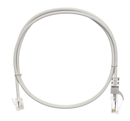 Купить Коммутационный шнур NIKOMAX серый 5м PVC нг(А) NMC-PC2UC02T-050-GY U/UTP 2 пары, Кат.3 (Класс C),