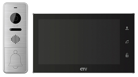 Купить Комплект CTV-DP4706AHD В(чёрный), 7&quot; в одной коробке (вызывная панель CTV-D400FHD и монитор CTV-M