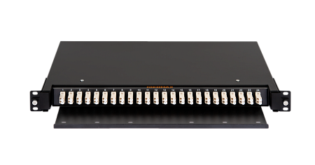 Купить Оптический кросс NMF-RP48LCUM4-TS-P1-1U-BK NIKOMAX 19&quot; Premium Line, 1U, укомплектованный на 48 пор
