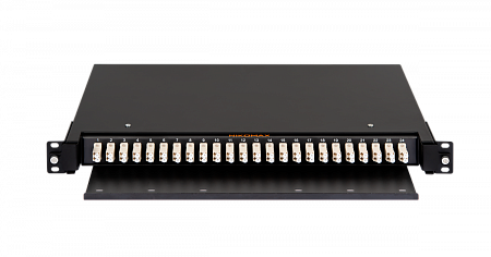 Купить Оптический кросс NMF-RP48LCUM4-TS-P1-1U-BK NIKOMAX 19" Premium Line, 1U, укомплектованный на 48 пор