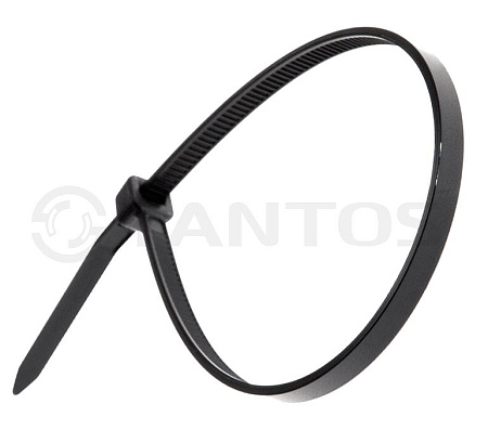 Купить Хомут nylon 200x3,6 мм 100 шт. чёрный Tantos Хомут нейлоновый (кабельная стяжка) из нейлона высокой 