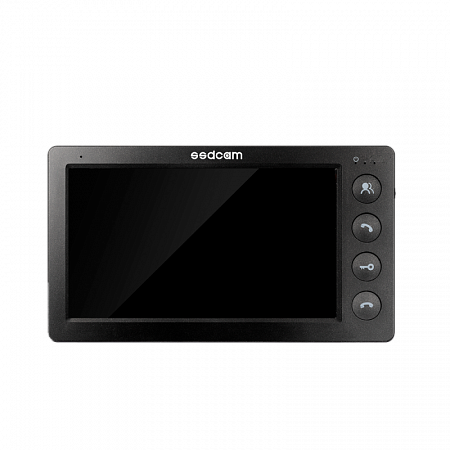 Купить Видеодомофон SD-720L (черный) 7" TFT LCD монитор видеодомофона аналоговый (CVBS), разрешение 800х480