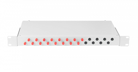 Купить Оптический кросс NMF-RP16FCUM4-WS-ES-1U-GY NIKOMAX 19" Essential Line, 1U, укомплектованный на 16 п