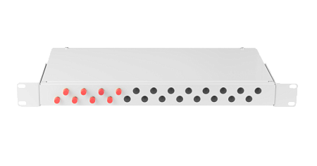 Купить Оптический кросс NMF-RP04FCUM2-WS-ES-1U-GY NIKOMAX 19&quot; Essential Line, 1U, укомплектованный на 4 по