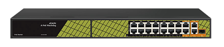 Купить Коммутатор TSn-16FP18G2S1 15x100Мбит/с PoE порта +1 порт 1000Мбит/с PoE + 2x1000Мбит/с порта Uplink 