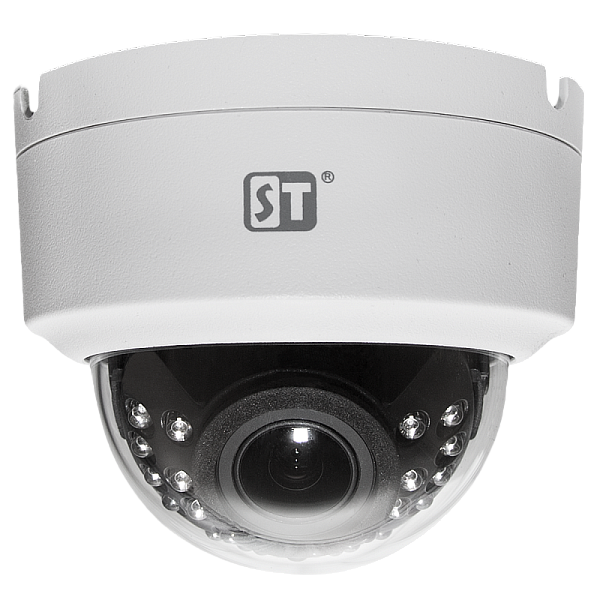 Купить Видеокамера ST-191 IP HOME POE STARLIGHT H.265 (2,8-12mm) 5,2 MP (2688х1944), внутренняя купольная I