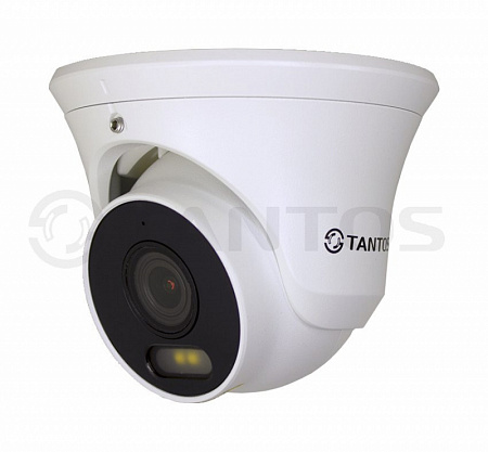 Купить Видеокамера IP Tsi-Ee25FPN уличная купольная 2Мп, ColorView, встроенный микрофон, microSD до 128Гб