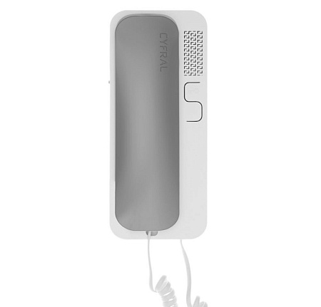 Купить Трубка Cyfral Unifon Smart U (СЕРО-БЕЛАЯ) КООРДИНАТНАЯ совместима с домофонными системами Цифрал, Vi