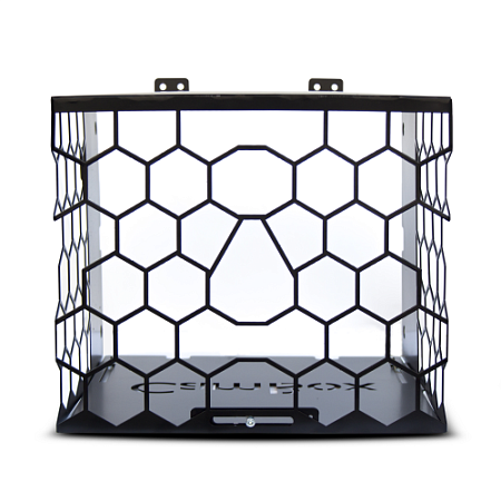 Купить Защитный металлический кожух CamBox GUARD 3530 BLK для камер видеонаблюдения. Цвет черный