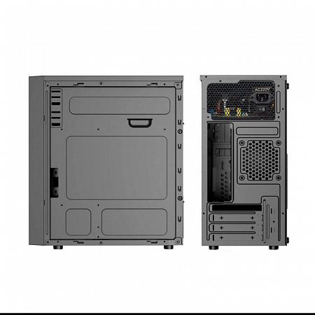 Купить Корпус mATX HIPER Office V03, 2xUSB3.0, 450W(120mm PSU fan), no 5.25 bay