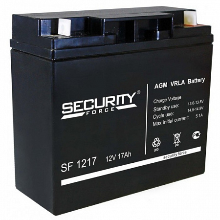 Купить Аккумулятор SF1217,12В/17Ач. Security Force 