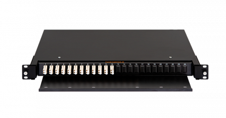 Купить Оптический кросс NMF-RP32LCUM4-TS-P1-1U-BK NIKOMAX 19" Premium Line, 1U, укомплектованный на 32 пор