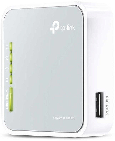 Купить Маршрутизатор TL-MR3020 портативный WiFi роутер поддержка 3G/4G, 2.4 ГГц, 802.11n/g/b, 1 антенна, 1