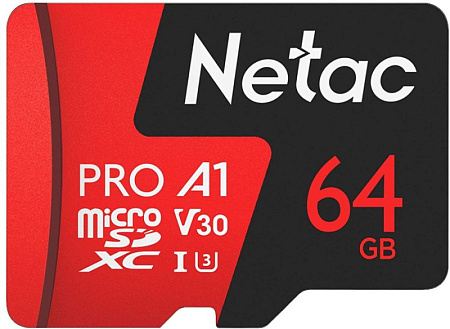 Купить Карта памяти microSD 64Gb P500 Netac Extreme Pro