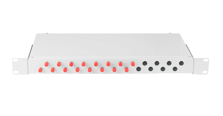 Купить Оптический кросс NMF-RP64FCUS2-WS-ES-3U-GY NIKOMAX 19&quot; Essential Line, 3U, укомплектованный на 64 п
