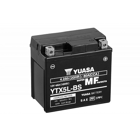 Купить Аккумулятор YUASA YTX5L-BS 12 В 4 Ач