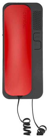 Купить Трубка Cyfral Unifon Smart U (КРАСНО-ЧЁРНАЯ) КООРДИНАТНАЯ совместима с домофонными системами Цифрал