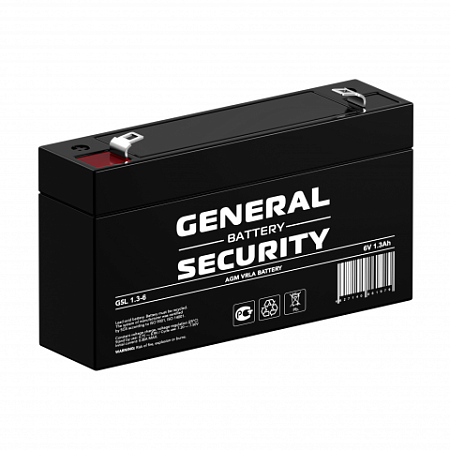 Купить Аккумулятор GSL 6-1.3 6V 1.0А/ч General Security