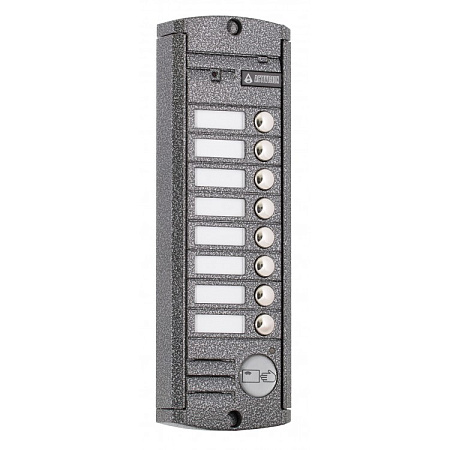 Купить Видеопанель AVP-458 (PAL) Proxy.(Антик), 4-х проводная антивандальная накладная видеопанель 8-ми або