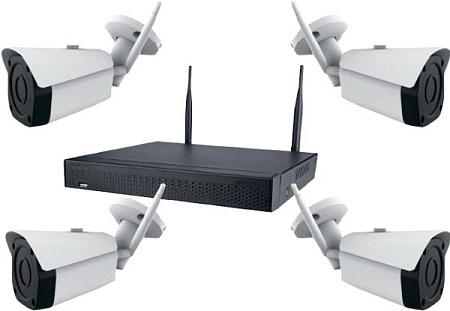 Купить Комплект MR-KIT-825 Wi-Fi комплект видеонаблюдения. Состоит из IP видеорегистратора MR-NV04-600 и 4