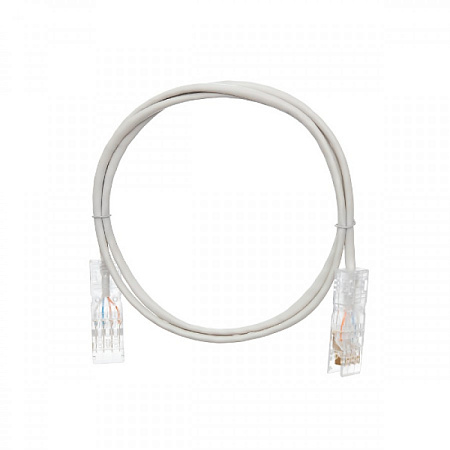Купить Коммутационный шнур NIKOMAX серый 3м PVC нг(А) NMC-PC2UD00D-030-GY U/UTP 2 пары, Кат.5 (Класс D),