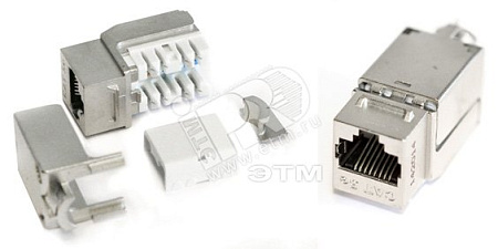Купить Вставка Keystone Jack RJ-45(8P8C) категория 5e 110 IDC заделка с помощью NE-TOOL белая