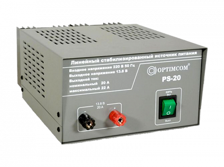 Блок питания PS20 Optim, 13,8В, 20/22А