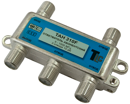 Шаблон ALT 
Купить Ответвитель TAH 320F на 3 отвода на 20 dB,5-1000MHz, F-разъем. TLC
