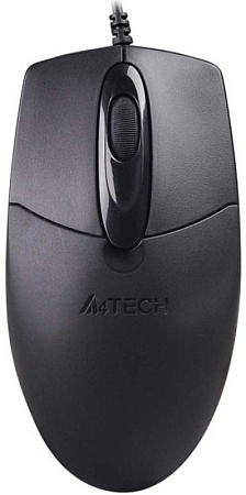 Купить Мышь A4 OP-720, оптическая, проводная, PS/2,, черный [op-720 ps2 (black)]