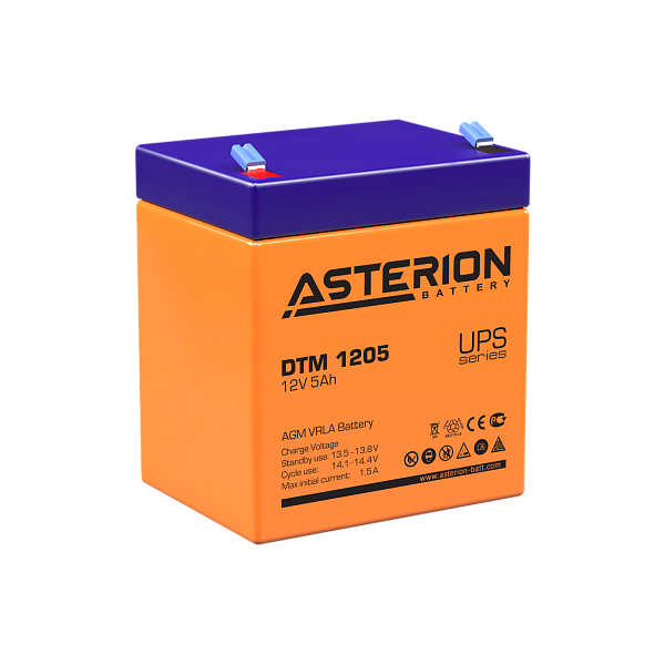 Купить Аккумулятор Asterion DTM 1205 12/5 В/Ач