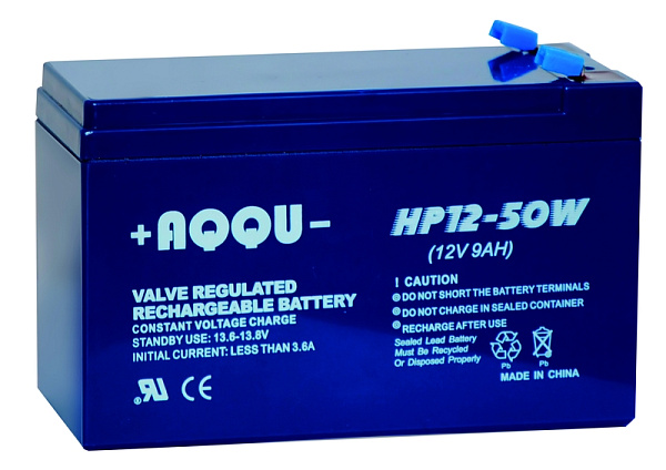 Купить Аккумулятор AQ-НР12-50W, 12В/9Ач.