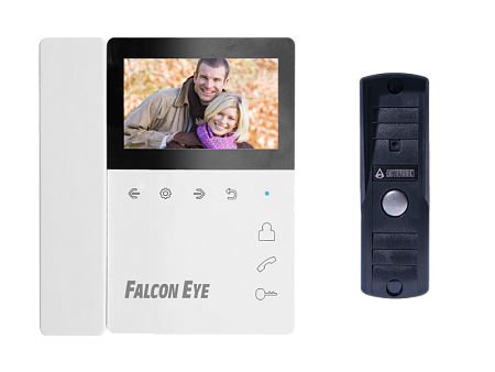 Купить Комплект видеодомофона Lira + AVP-505 (PAL) Темно-Серый Falcon Eye