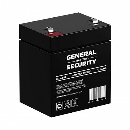 Купить Аккумулятор GSL 12-4.5 12V 4.0А/ч General Security