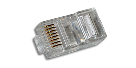 Купить Коннектор RG-45 8P-8C CAT 5e. SSDCAM