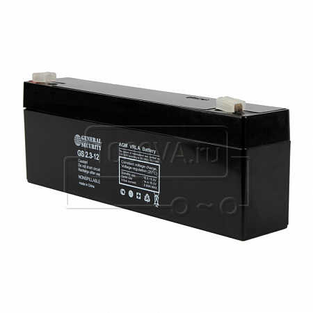 Купить Аккумулятор GS 12V- 2.3А/ч General Security 