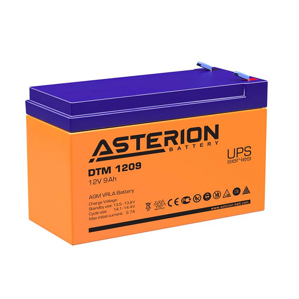 Купить Аккумулятор Asterion DTM 1209 12/9 В/Ач