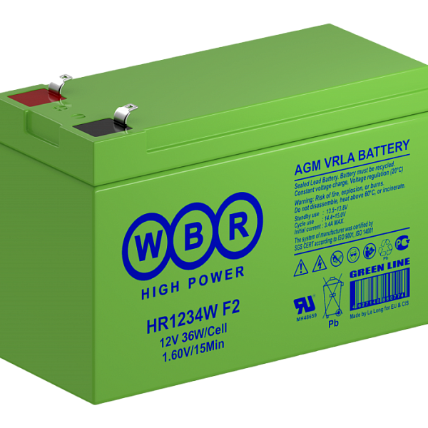 Купить Аккумулятор HR1234W F2 12V 36W WBR
