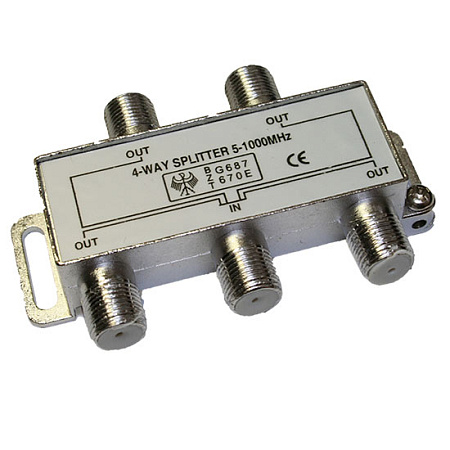 Шаблон ALT 
Купить Сплиттер 4-WAY 5-1000MHz Сигнал
