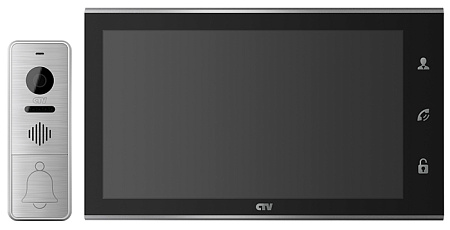 Купить Комплект CTV-DP4105AHD B(чёрный), 10&quot; в одной коробке (вызывная панель CTV-D4000FHD и