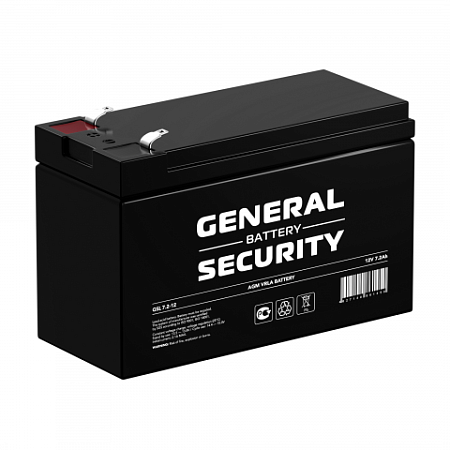 Купить Аккумулятор GSL 12V-5А/ч. General Security 