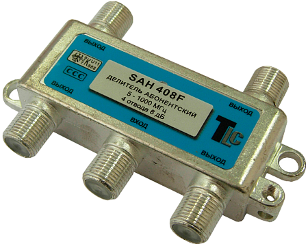 Шаблон ALT 
Купить Сплиттер(делитель) SAH 408F на 4 TLC
