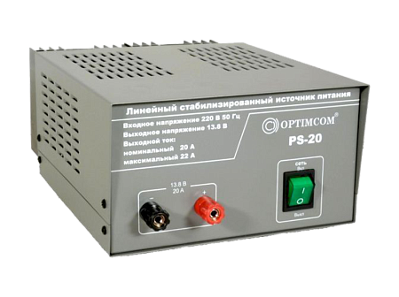 Блок питания PS20 Optim, 13,8В, 20/22А