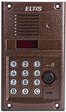 Купить Блок вызова DP400-TD22 антивандальный. Ключи Тouch Мemory. До 100 абонентов. Индикатор набора, подсв