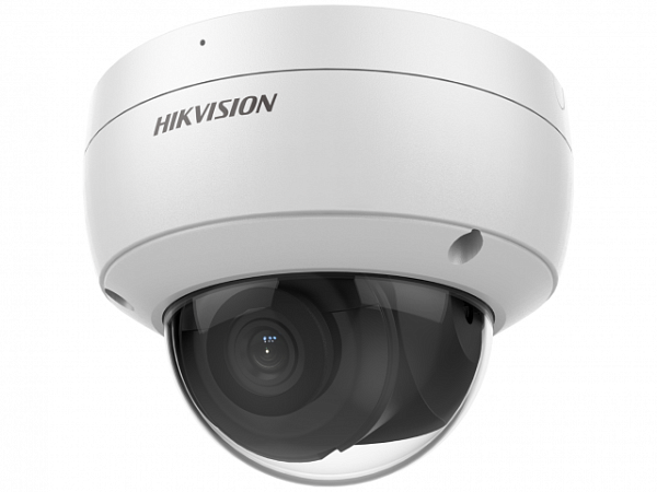 Купить Видеокамера DS-2CD2123G2-IU(4mm) 2Мп уличная купольная IP-камера с EXIR-подсветкой до 30м и технолог