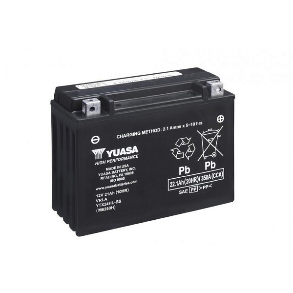 Купить Аккумулятор YUASA YTX24HL-BS(Y50-N18L-A,A 3) 12 В 21 Ач