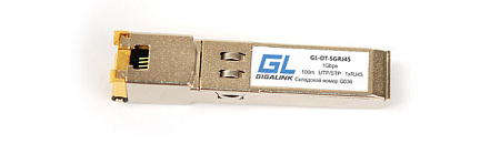 Купить Модуль промышленный GIGALINK SFP, 100/1Гбит/c, UTP, RJ45, до 100 м, до -40C
