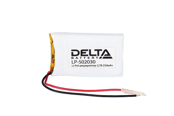 Купить Аккумулятор Delta LP-502030 призматический (Li-Pol) 250мАч 3.7 В